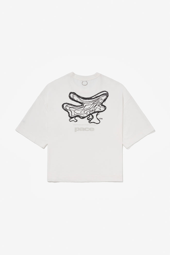SUNAMI OVERSIZED TEE OFF WHITE