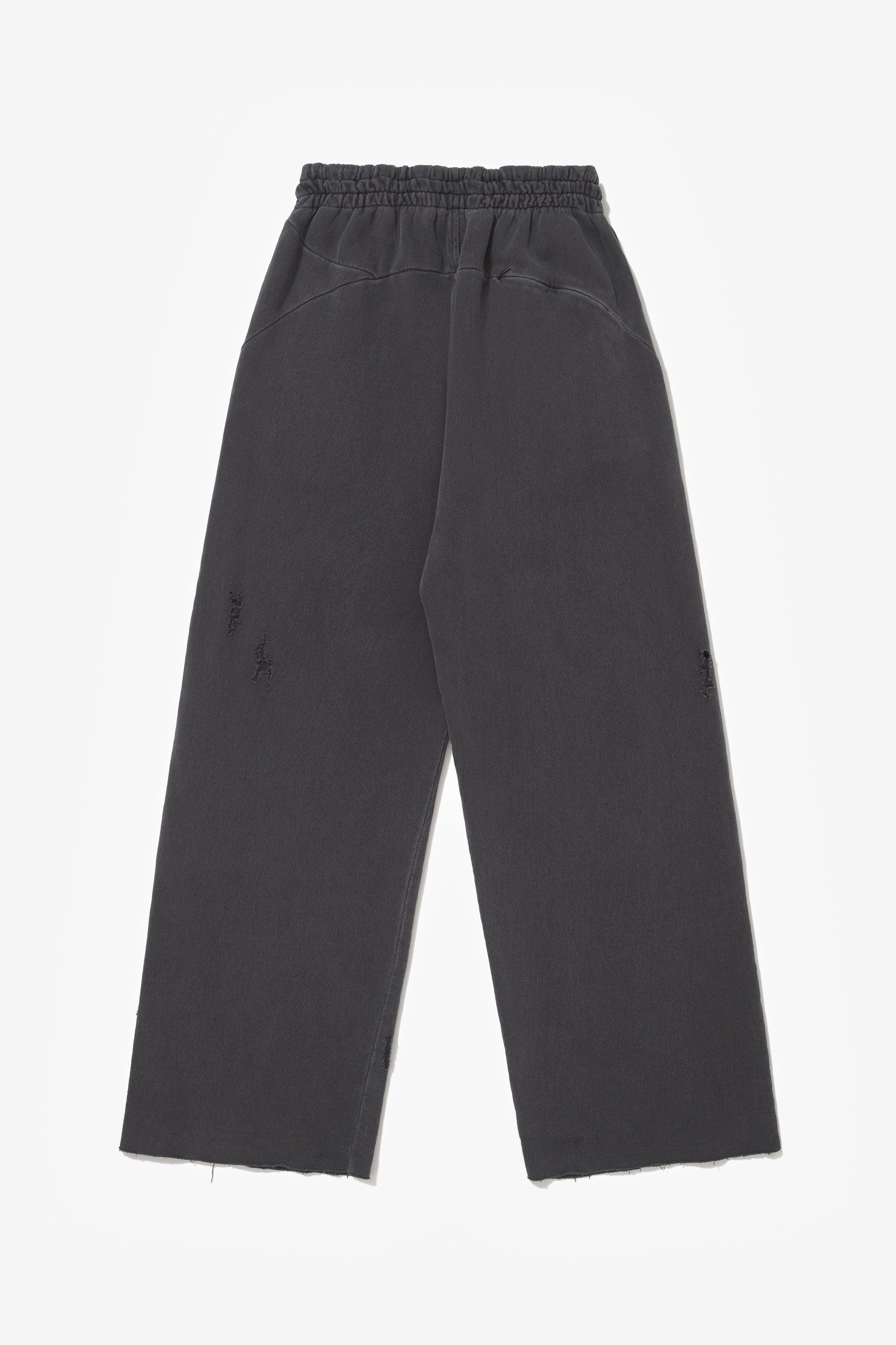RIPPED SWEATPANTS STONE WASHED GREY