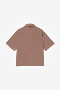 CAMP CUT SHIRT BROWN