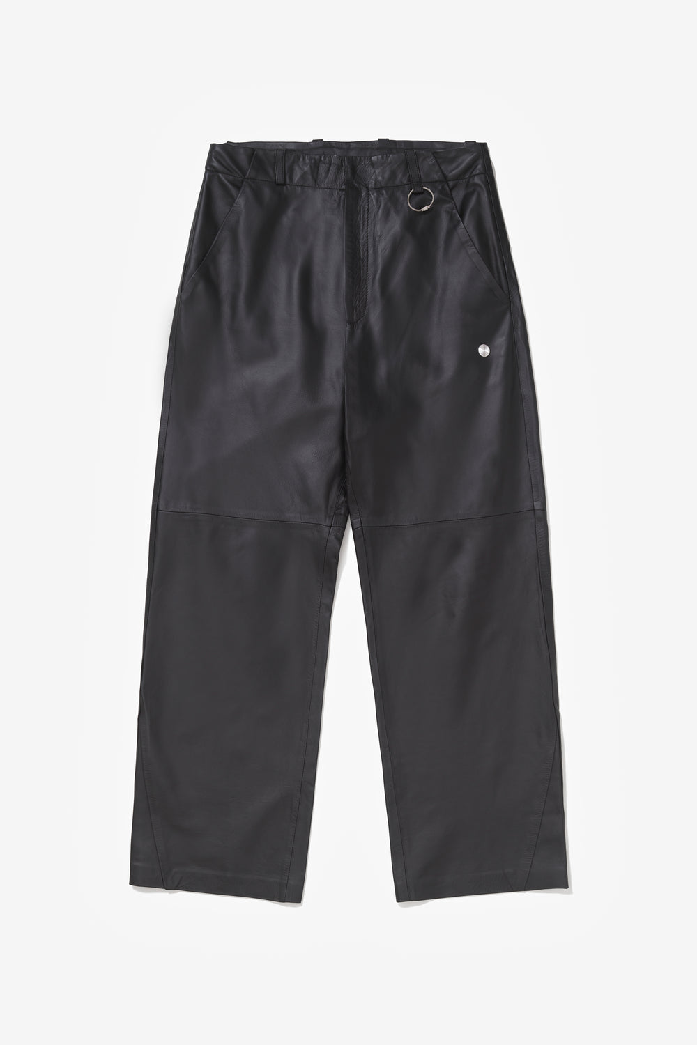 PRÉ VENDA - LEON LEATHER SUIT TROUSERS BLACK