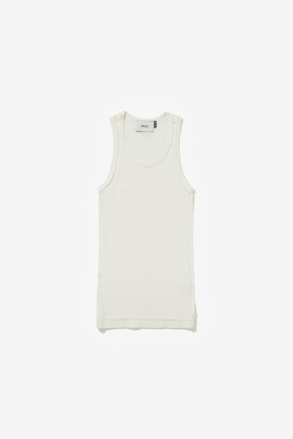 PATTERN TANK TOP OFF WHITE