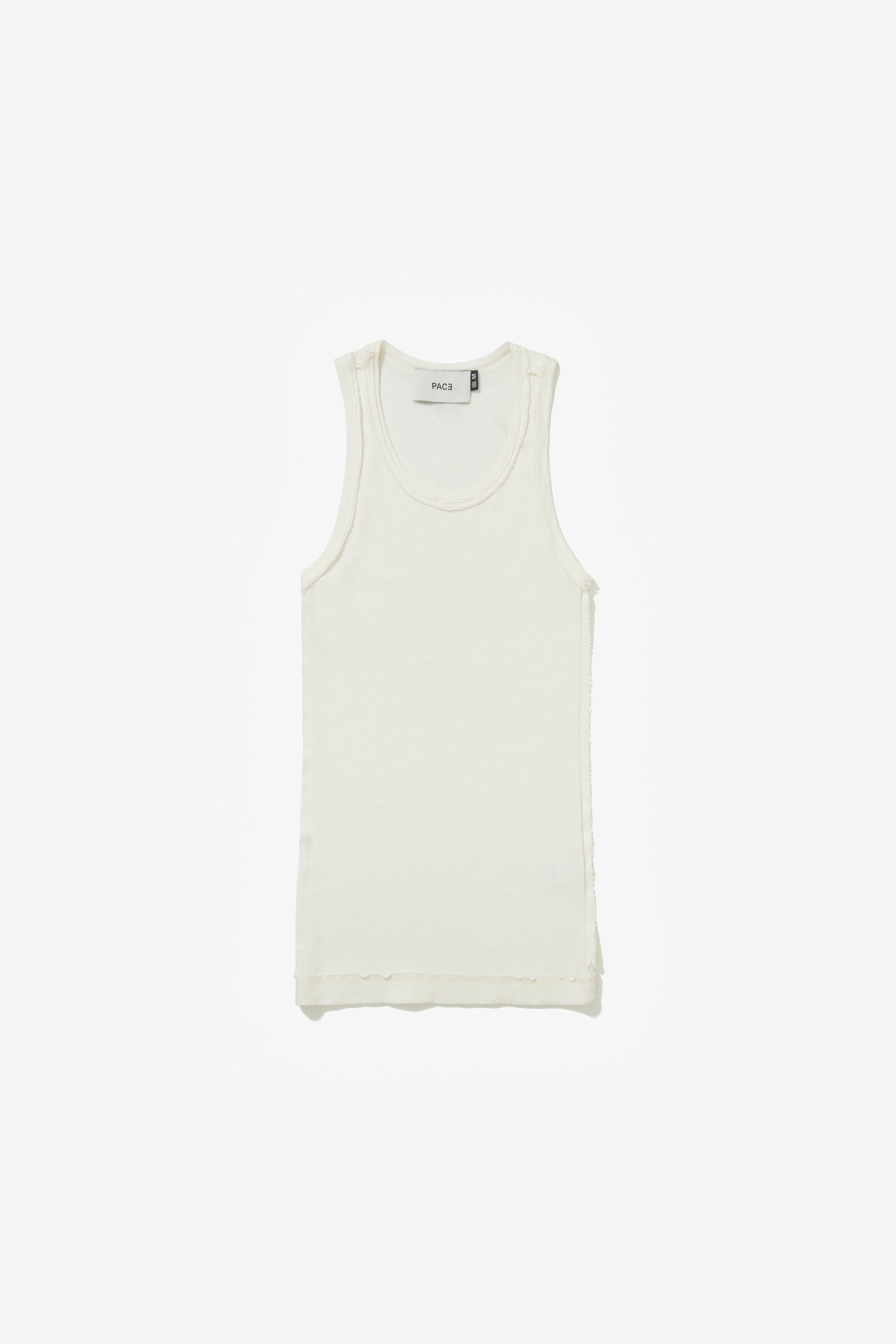 PATTERN TANK TOP OFF WHITE