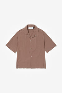 CAMP CUT SHIRT BROWN