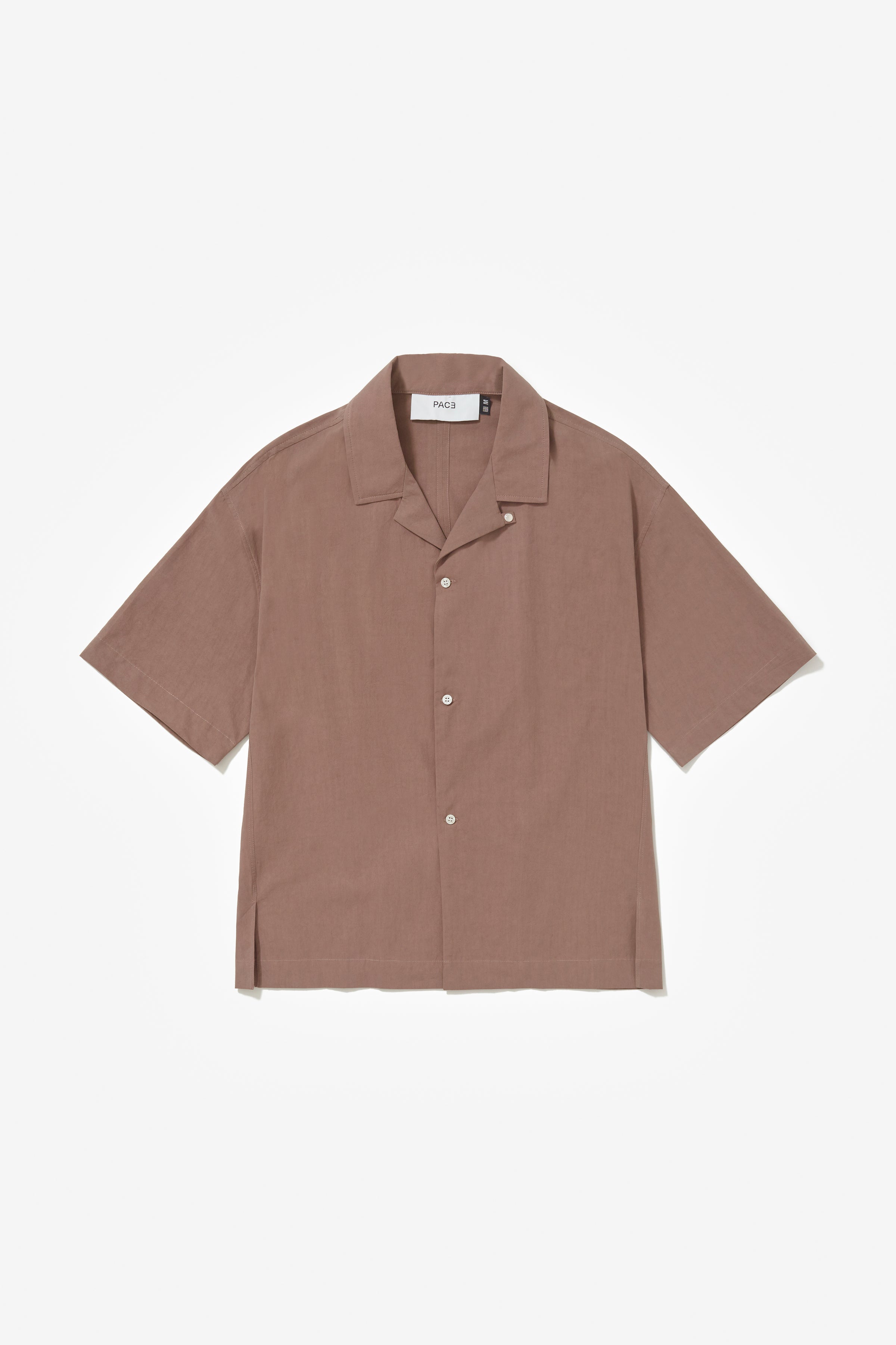 CAMP CUT SHIRT BROWN