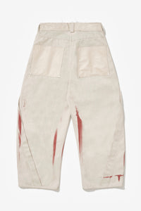 TAISHOGOTO PANTS OFF WHITE