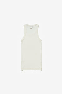 PATTERN TANK TOP OFF WHITE