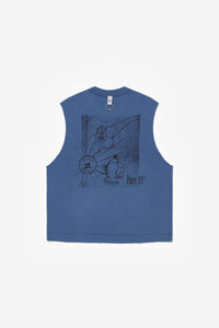 DT2 DRUMMER TANK STONE BLUE