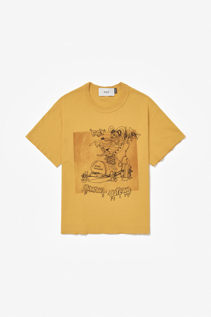 TEE OKINAWA OUTLAW MUSTARD