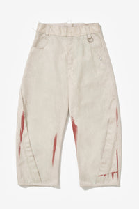 TAISHOGOTO PANTS OFF WHITE