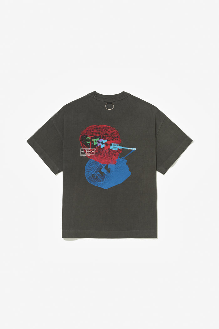 PATAVISION TEE STONE WASHED BLACK