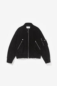 PRÉ VENDA - GOAT SKIN BOMBER BLACK