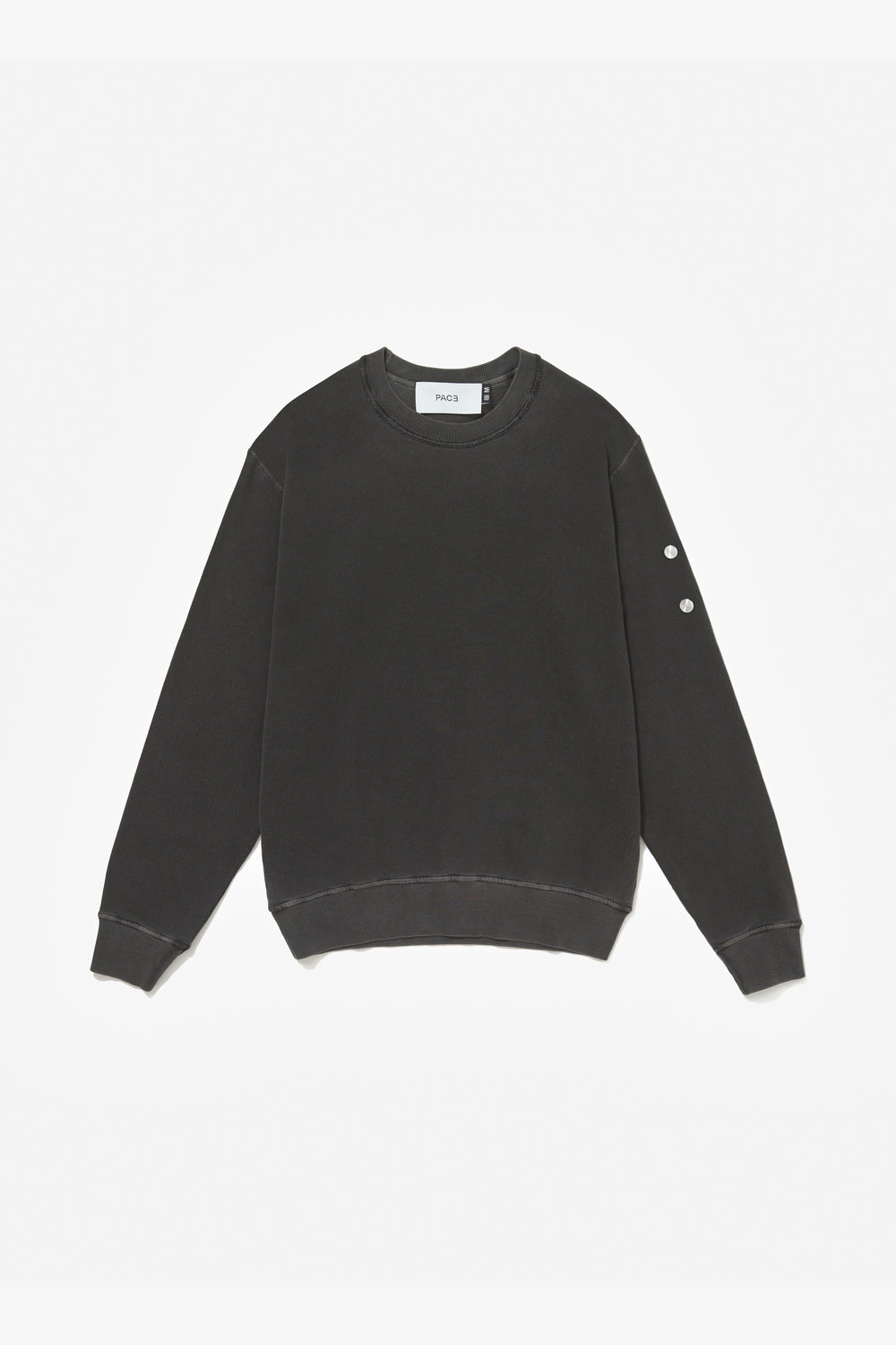 CREWNECK STONE WASHED BLACK