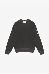 CREWNECK STONE WASHED BLACK