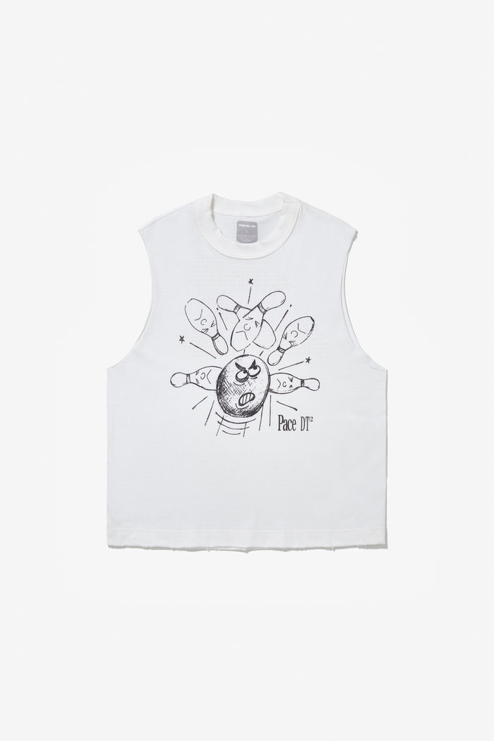DT2 DRUMMER TANK STRIKE OFF WHITE