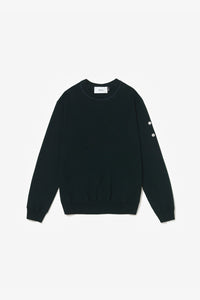 CREWNECK STONE WASHED GREEN
