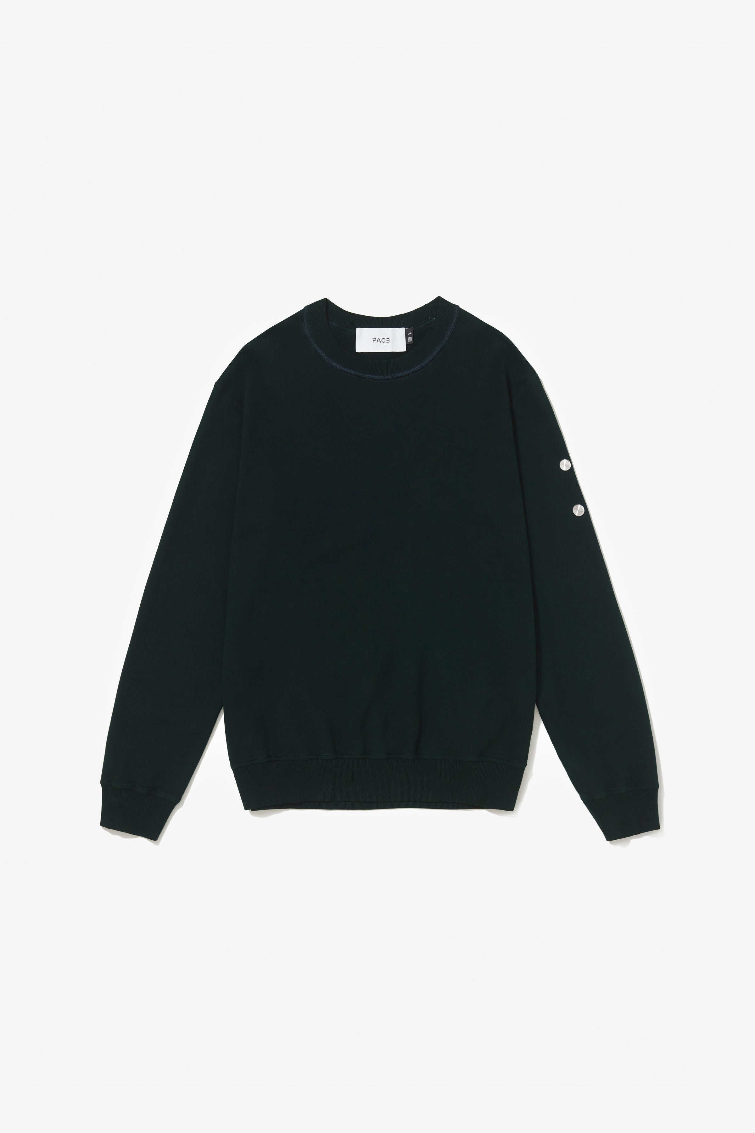 CREWNECK STONE WASHED GREEN