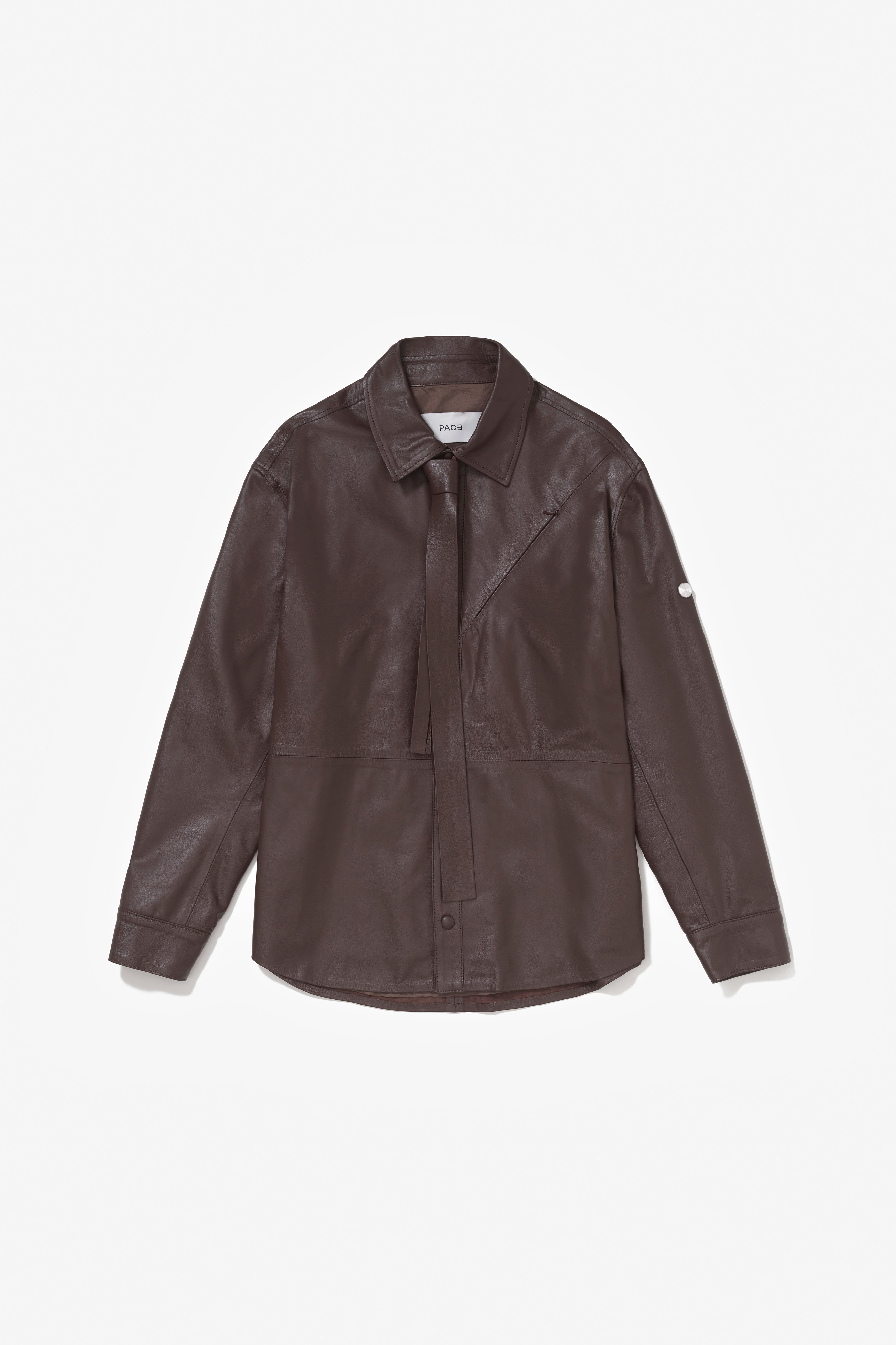 PRÉ VENDA - DYNAMIC LEATHER SHIRT BROWN – PACE ™