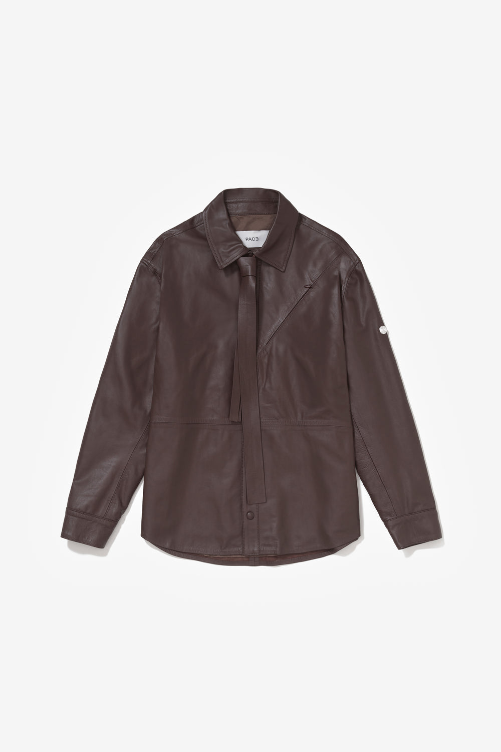 PRÉ VENDA - DYNAMIC LEATHER SHIRT BROWN