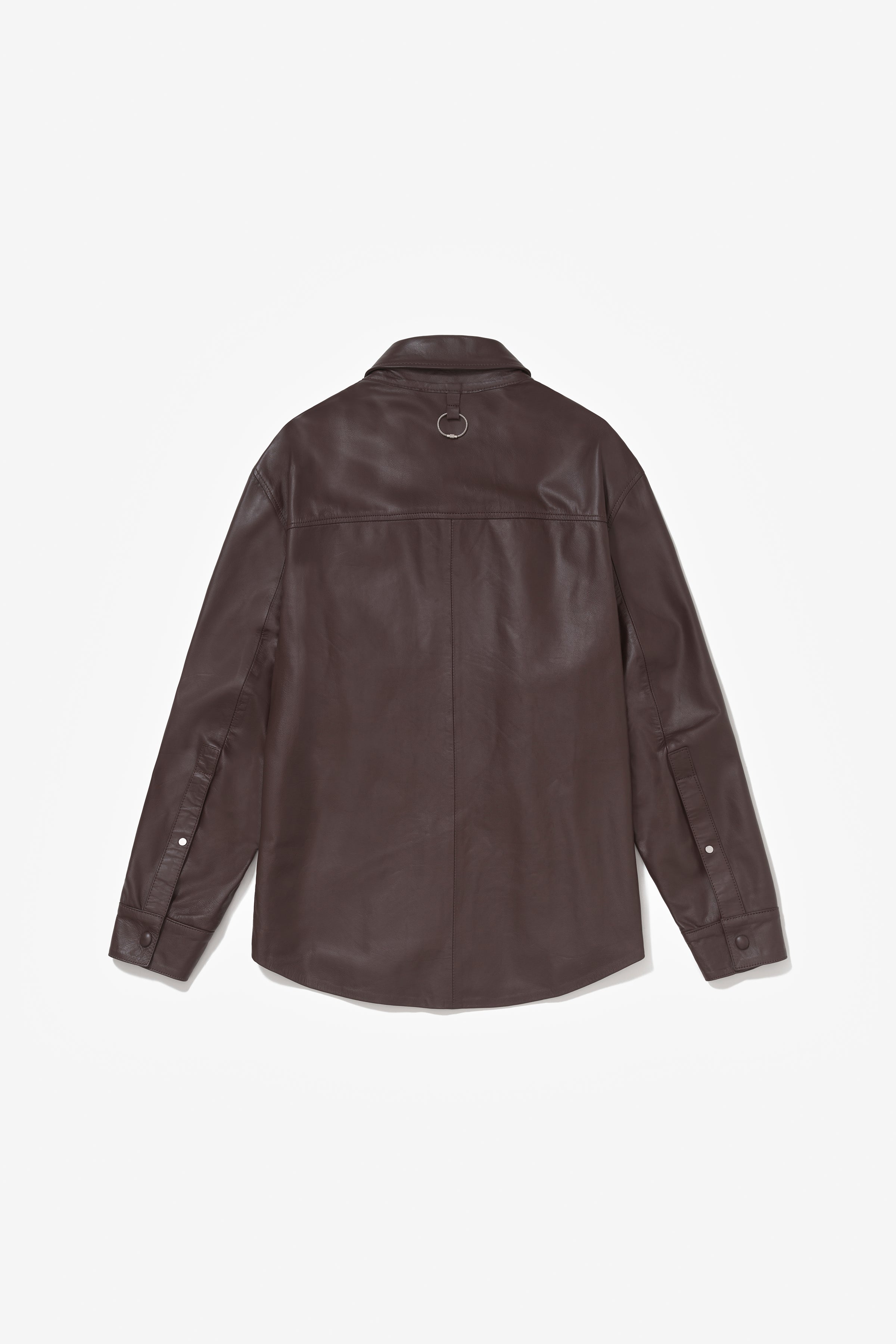 PRÉ VENDA - DYNAMIC LEATHER SHIRT BROWN