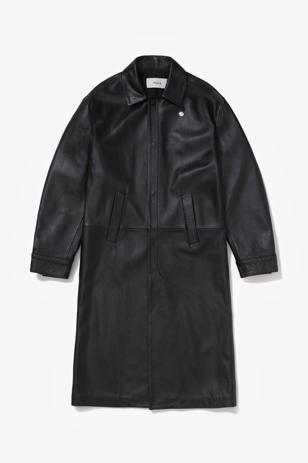 PRÉ VENDA - LEON LEATHER LONG COAT BLACK