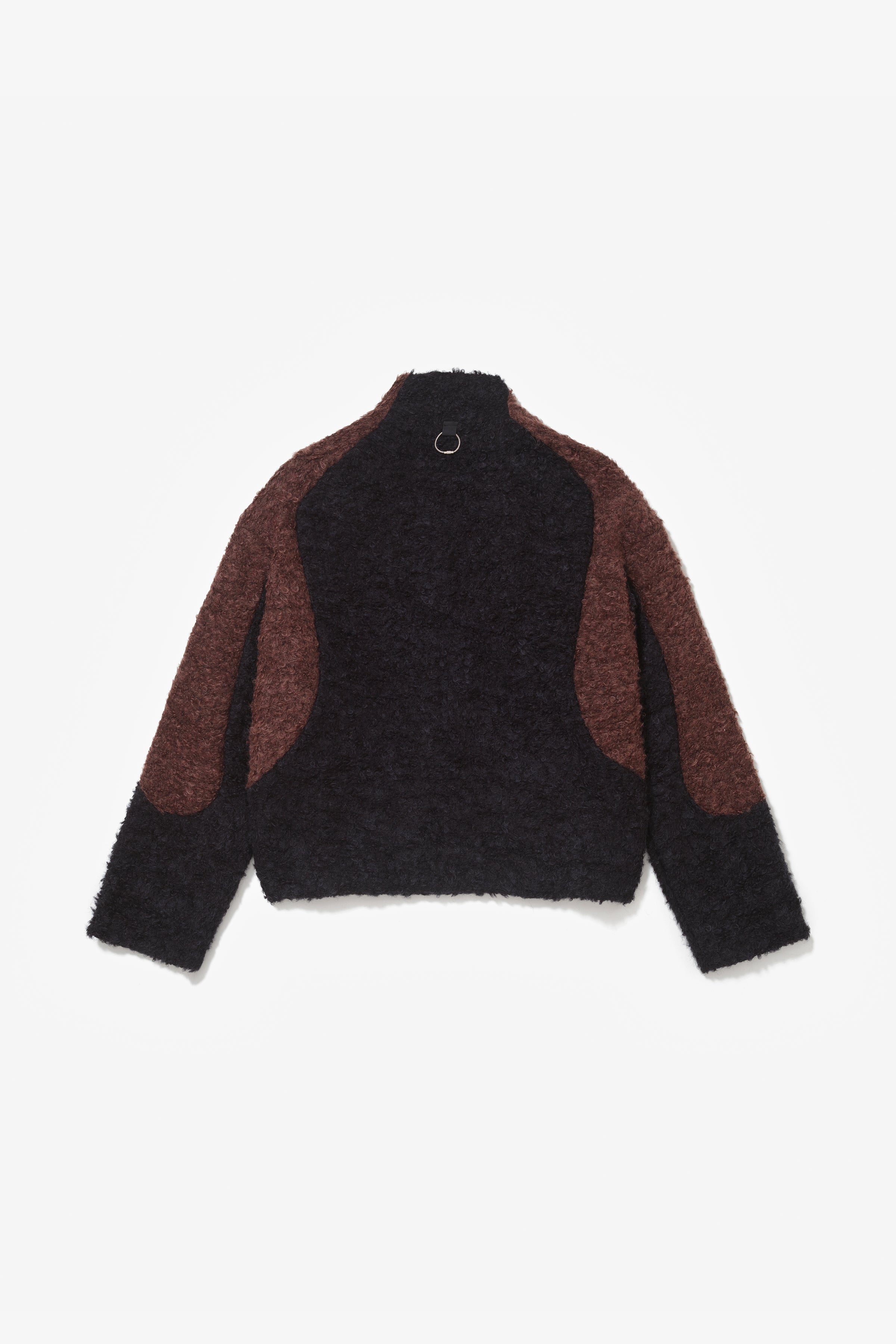 EX-IN FLEECE JACKET BLACK / BROWN