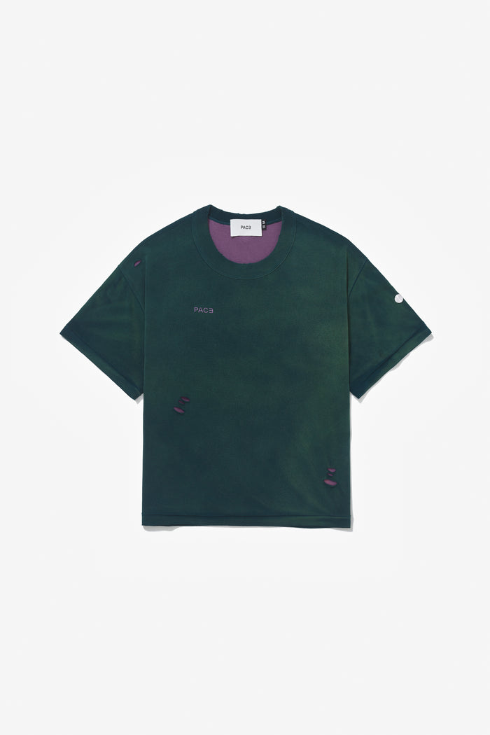 TEE HAJICHI STONE WASHED GREEN