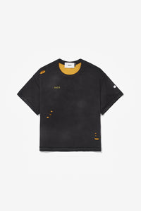 TEE HAJICHI STONE WASHED BLACK