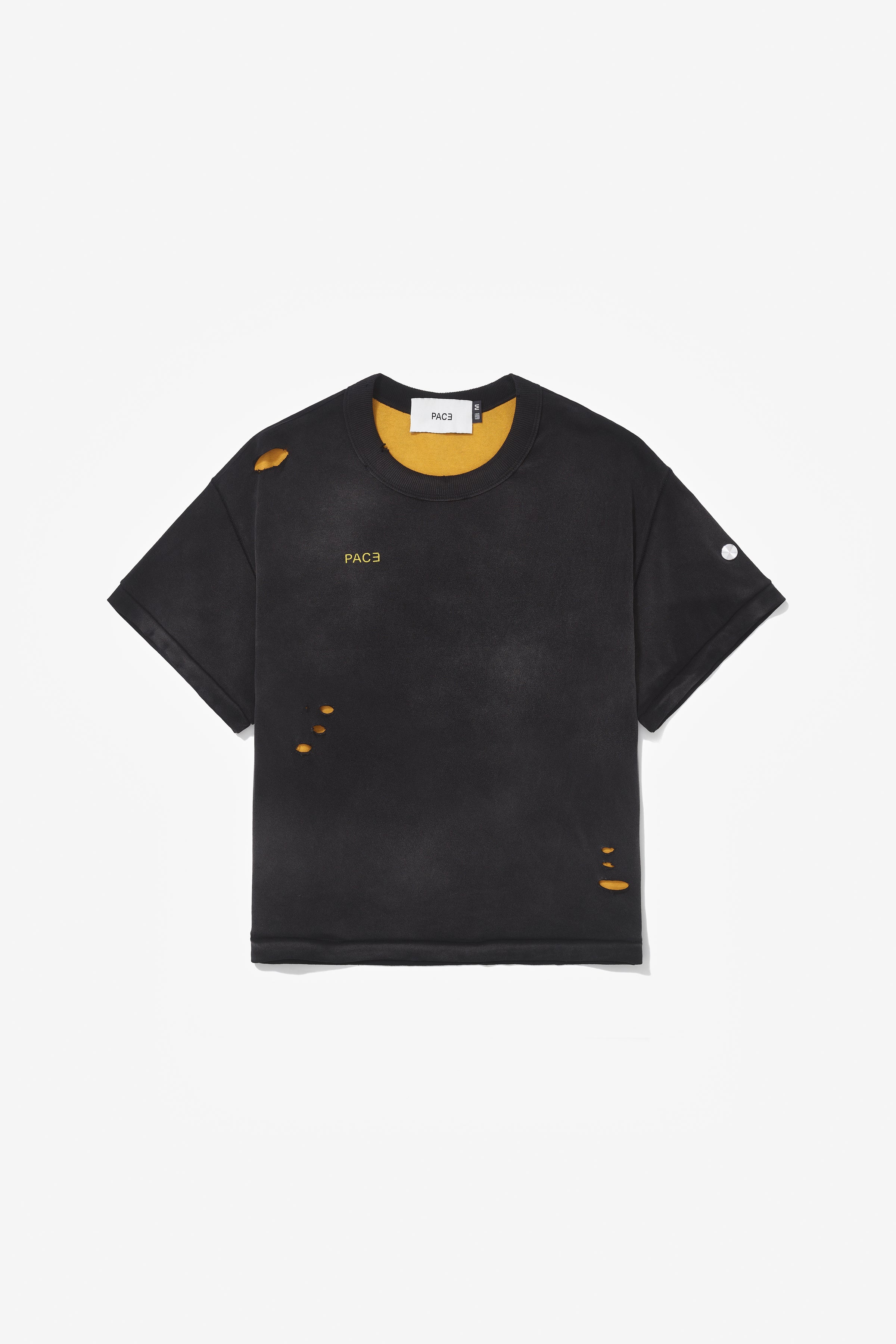 TEE HAJICHI STONE WASHED BLACK