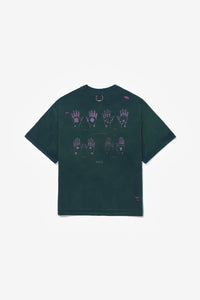 TEE HAJICHI STONE WASHED GREEN