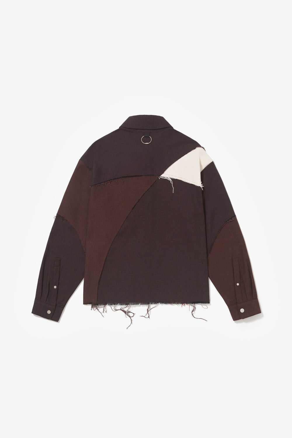 CANINO DYNAMIC PATCHWORK SHIRT RED