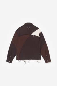 CANINO DYNAMIC PATCHWORK SHIRT RED