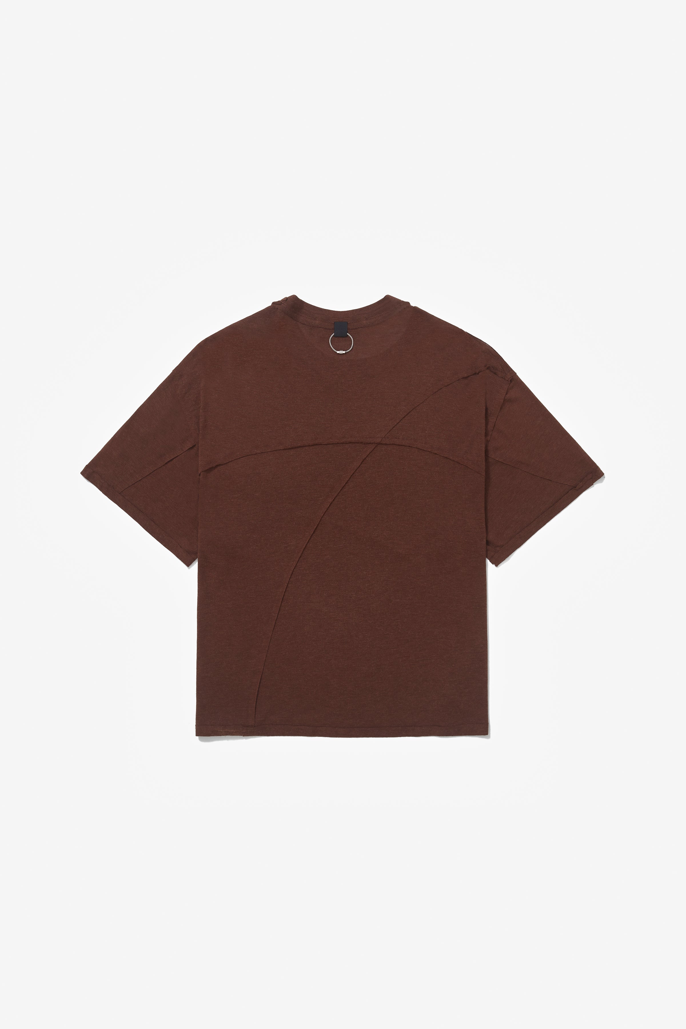 WOOL TEE BROWN