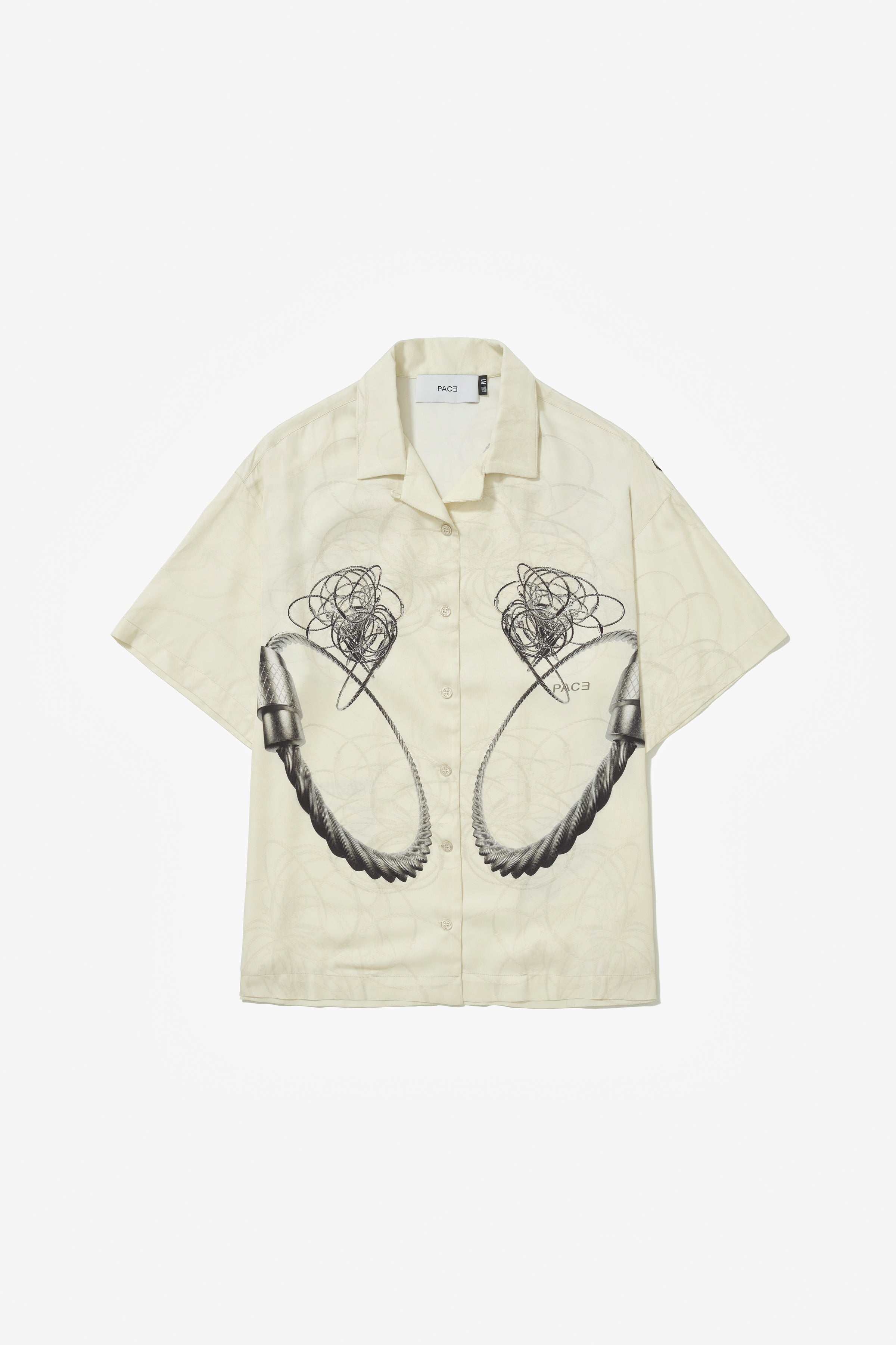 STEEL CABLE CUBAN COLLAR OFF WHITE