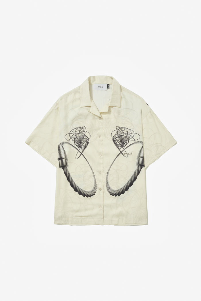 STEEL CABLE CUBAN COLLAR OFF WHITE