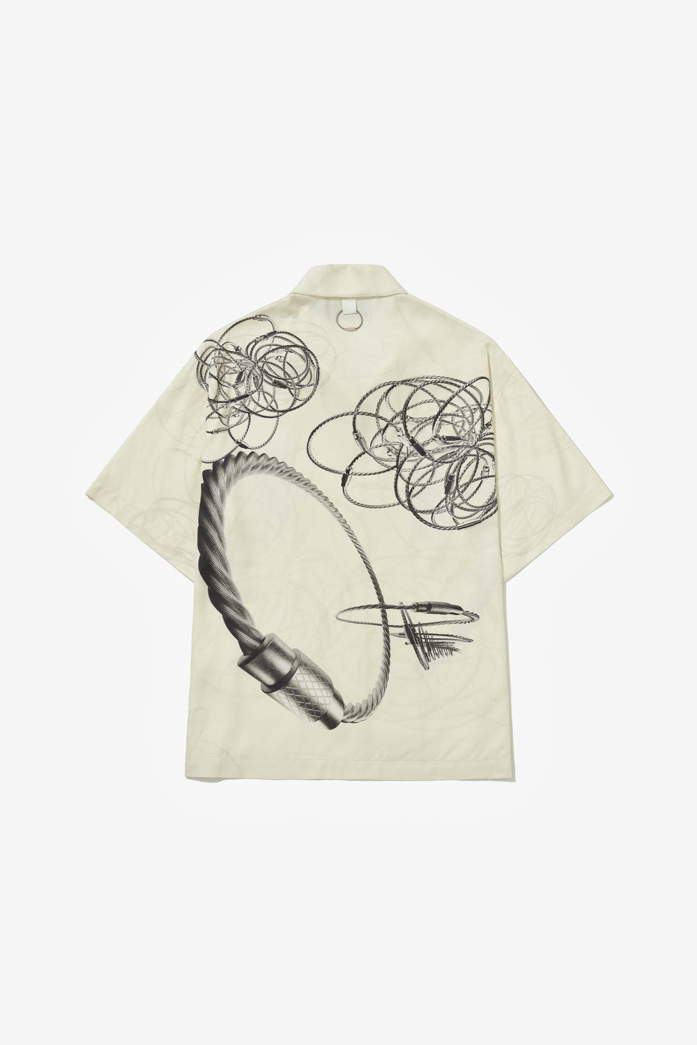 STEEL CABLE CUBAN COLLAR OFF WHITE