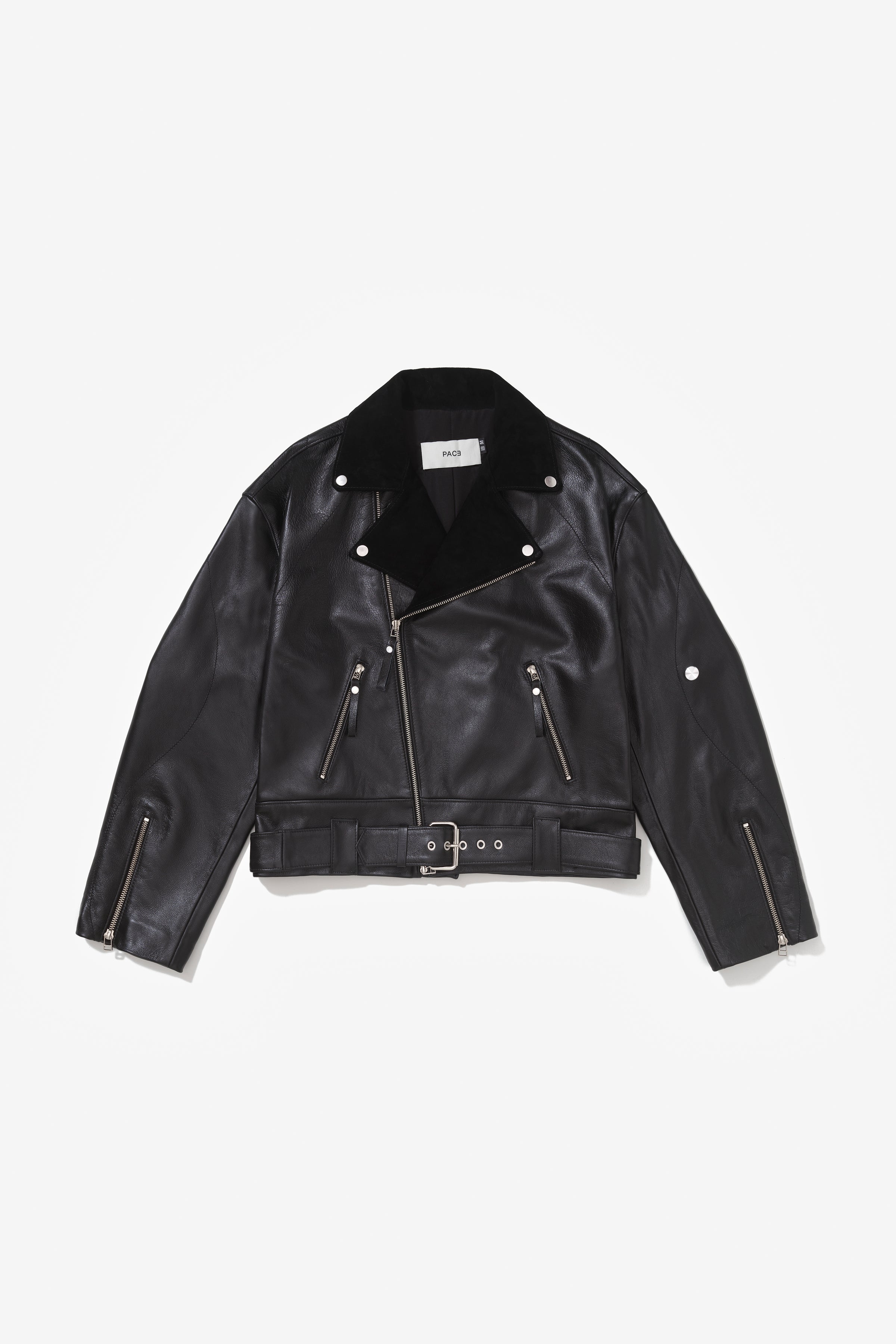 PRÉ VENDA - EX-IN PERFECTO LEATHER JACKET BLACK