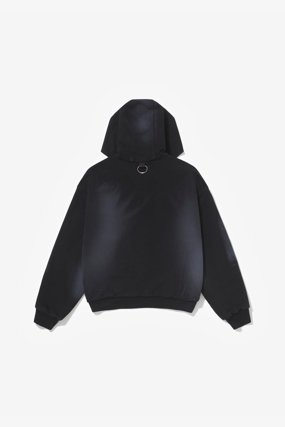 UNIFORMA ZIP HOODIE STONE BLACK