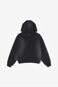 UNIFORMA ZIP HOODIE STONE BLACK