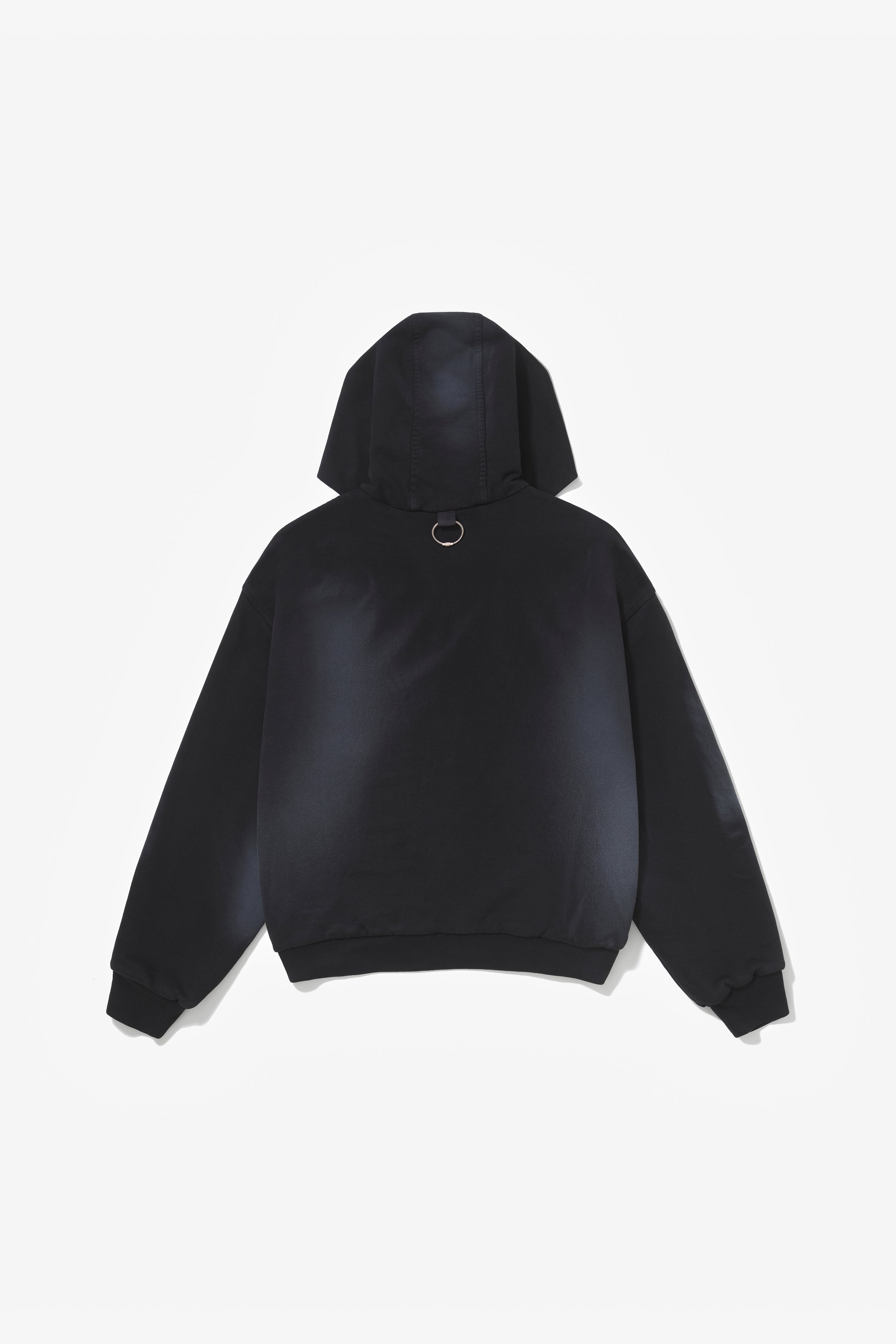 UNIFORMA ZIP HOODIE STONE BLACK