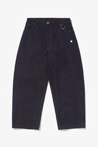 HERIPO PANTS INDIGO RAW DENIM