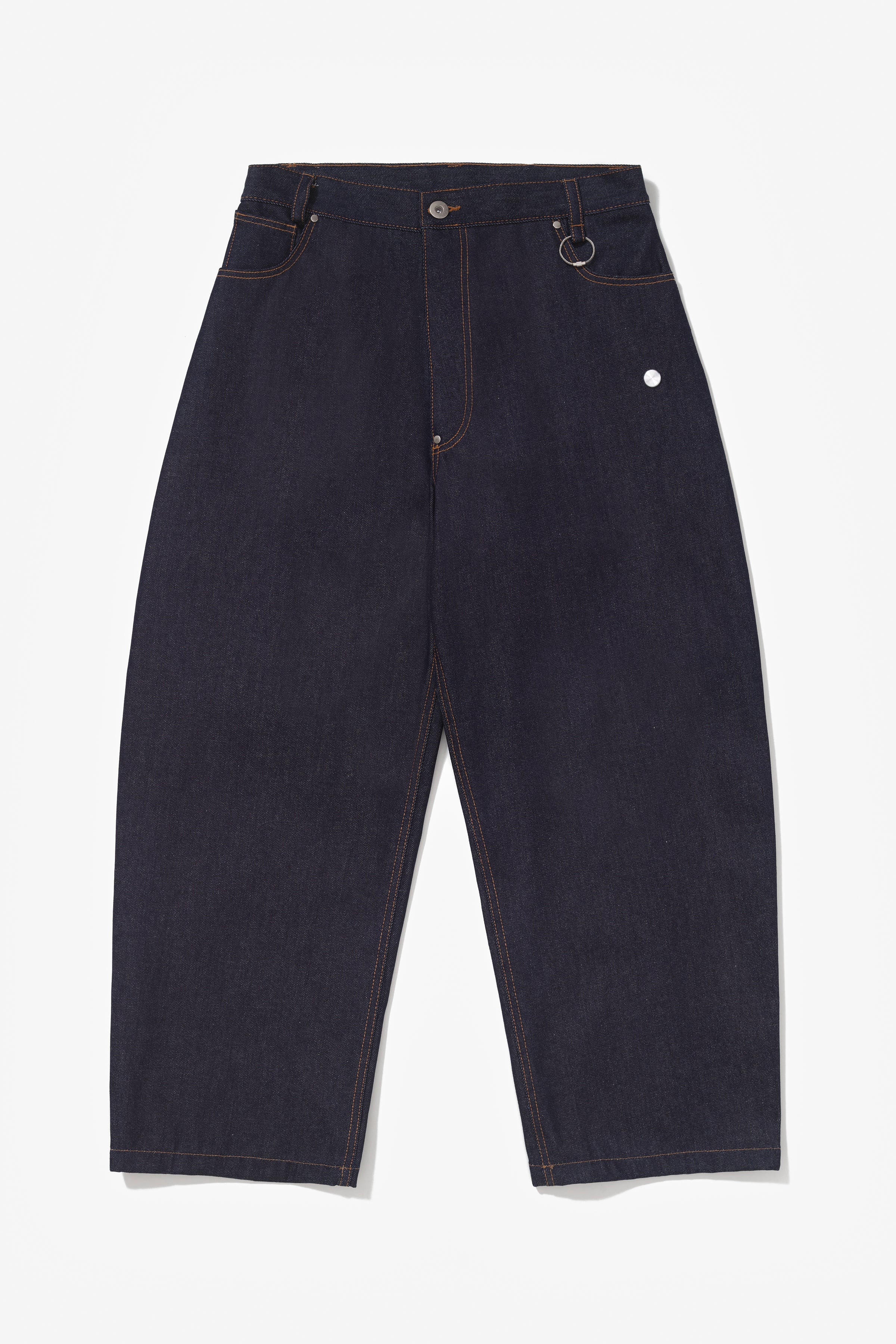 HERIPO PANTS INDIGO RAW DENIM