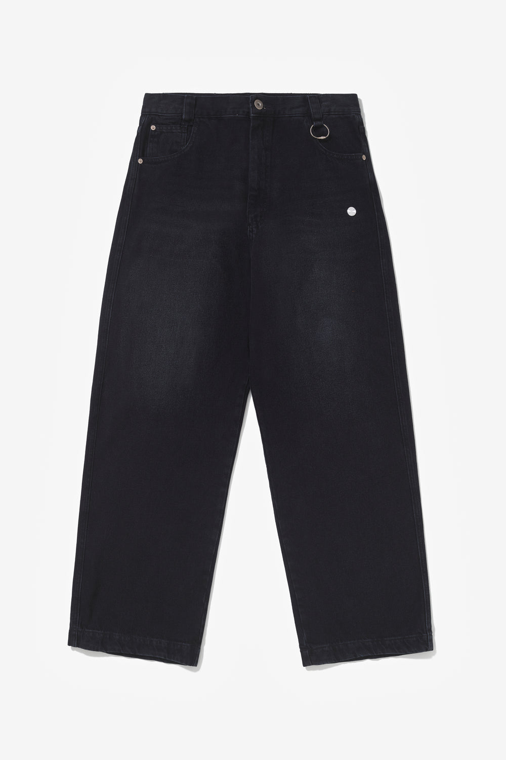 BLACK STRAIGHT JEANS