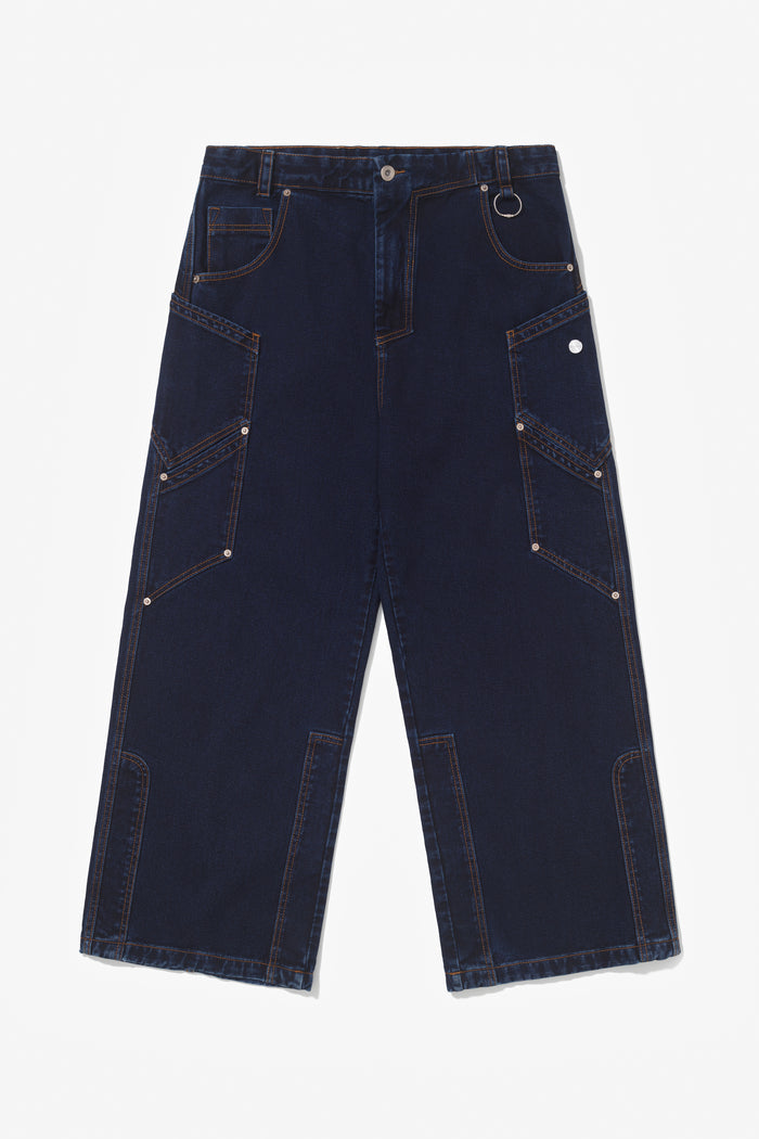 POKETTO RELAXED BLACK BLUE JEANS