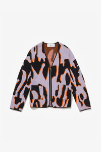 CHLADNI FIGURES JACKET SEA SQUIRT LILAC / BLACK