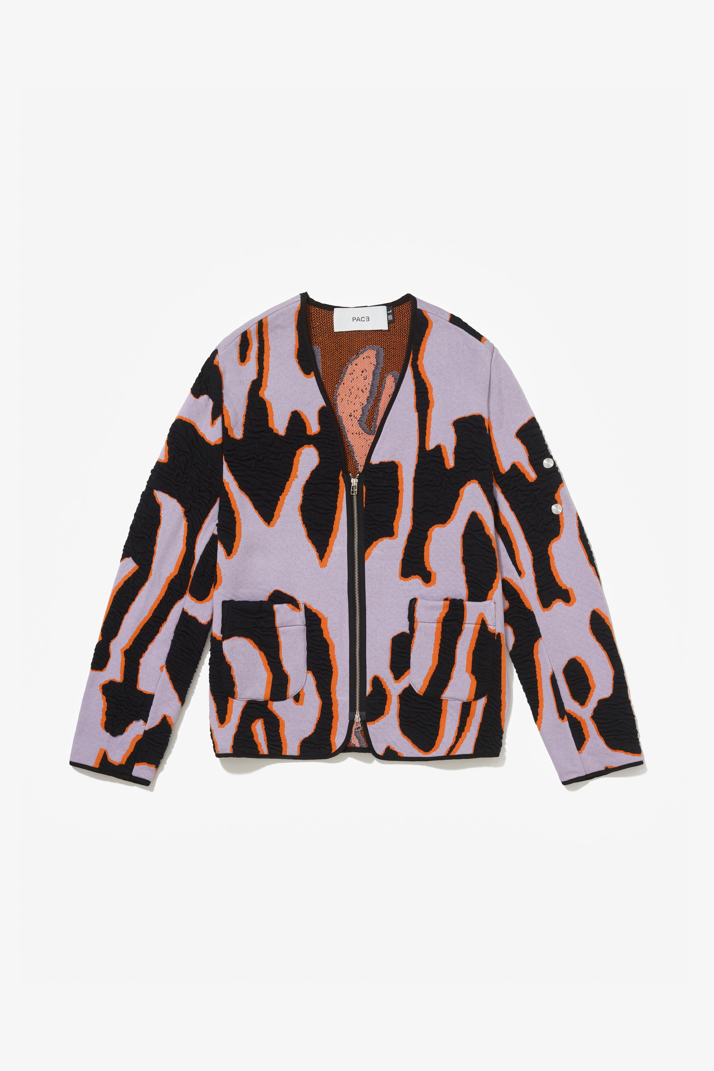 CHLADNI FIGURES JACKET SEA SQUIRT LILAC / BLACK