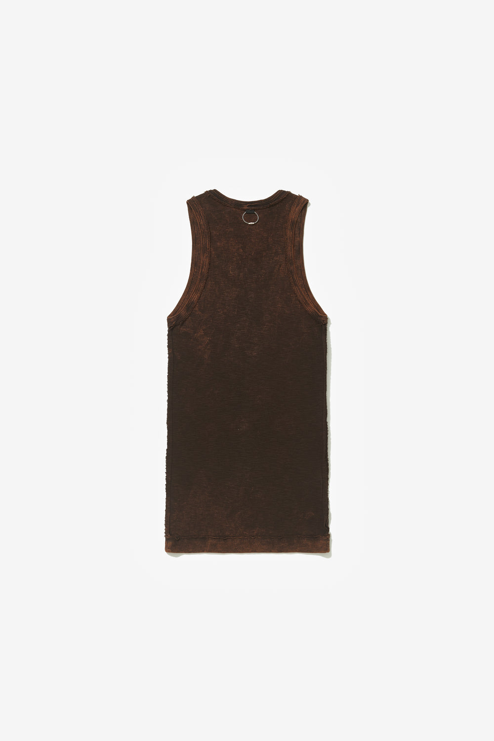 PATTERN TANK TOP STONE WASHED BROWN