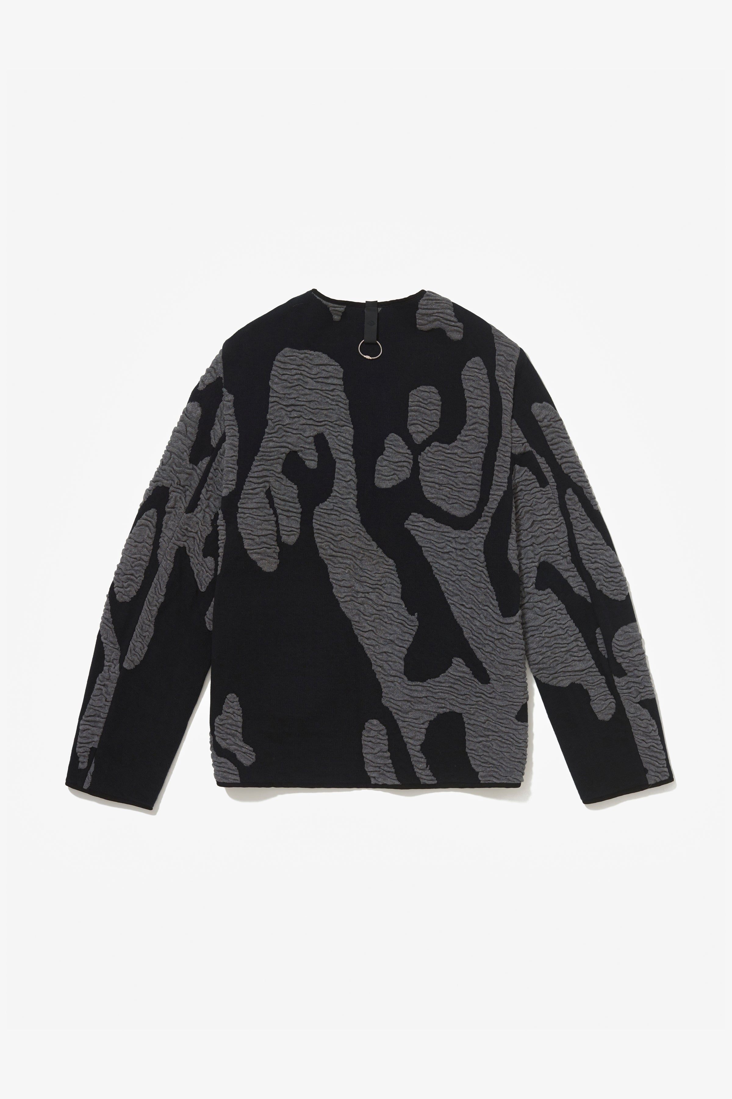 CHLADNI FIGURES JACKET TITANIUM GREY/ BLACK