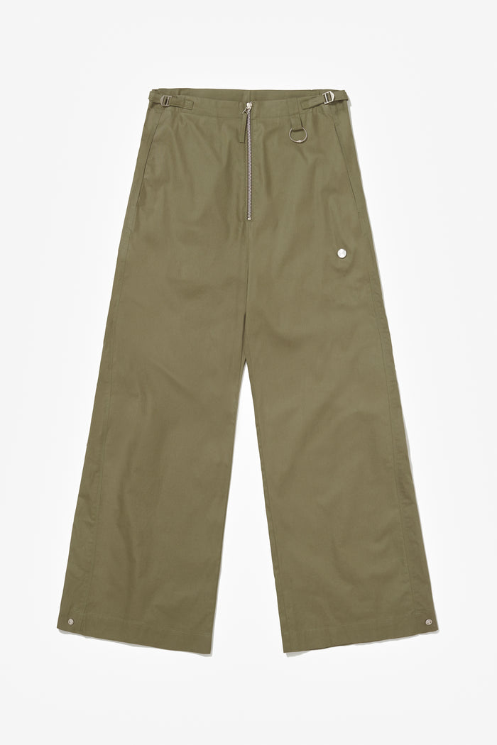 PAPER PANTS ARMY GREEN