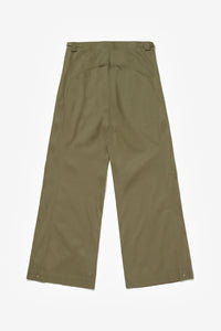 PAPER PANTS ARMY GREEN