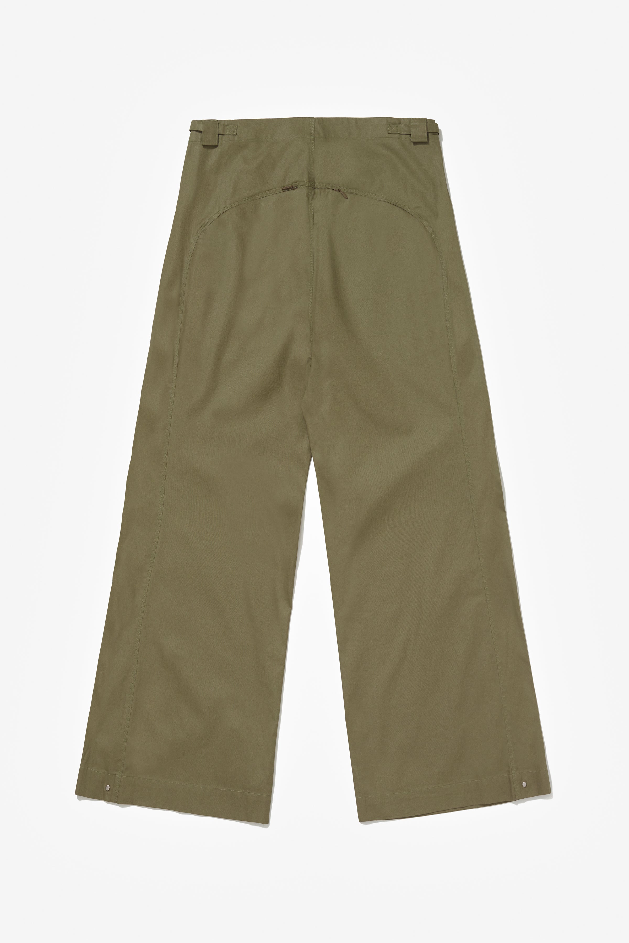 PAPER PANTS ARMY GREEN